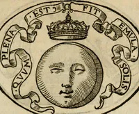 An illustration from Dialogo dell'imprese militari et amorose di Monsignor Giouio, vescouo di Nocera : et del S. Gabriel Symeoni fiorentino : con vn ragionamento di M. Lodouico Domenichi, nel medesimo soggetto : con la tauola (1574)