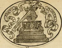 An illustration from Dialogo dell'imprese militari et amorose di Monsignor Giouio, vescouo di Nocera : et del S. Gabriel Symeoni fiorentino : con vn ragionamento di M. Lodouico Domenichi, nel medesimo soggetto : con la tauola (1574)