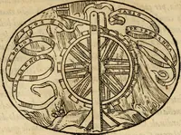 An illustration from Dialogo dell'imprese militari et amorose di Monsignor Giouio, vescouo di Nocera : et del S. Gabriel Symeoni fiorentino : con vn ragionamento di M. Lodouico Domenichi, nel medesimo soggetto : con la tauola (1574)