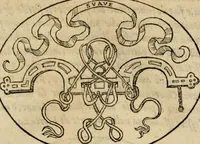 An illustration from Dialogo dell'imprese militari et amorose di Monsignor Giouio, vescouo di Nocera : et del S. Gabriel Symeoni fiorentino : con vn ragionamento di M. Lodouico Domenichi, nel medesimo soggetto : con la tauola (1574)