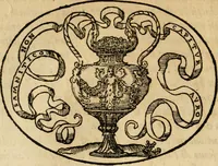 An illustration from Dialogo dell'imprese militari et amorose di Monsignor Giouio, vescouo di Nocera : et del S. Gabriel Symeoni fiorentino : con vn ragionamento di M. Lodouico Domenichi, nel medesimo soggetto : con la tauola (1574)