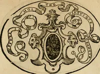 An illustration from Dialogo dell'imprese militari et amorose di Monsignor Giouio, vescouo di Nocera : et del S. Gabriel Symeoni fiorentino : con vn ragionamento di M. Lodouico Domenichi, nel medesimo soggetto : con la tauola (1574)