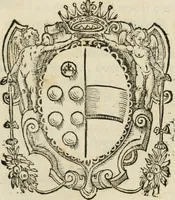 An illustration from Dialogo di d. Crisostomo Talenti monaco di Vallombrosa, per le felicissime nozze de serenissimi di Toscana (1608)