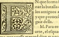 An illustration from Dialogos militares, : de la formacion, è informacion de personas, instrumentos, y cosas necessarias para el buen vso de la guerra. (1583)