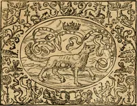 An illustration from Dialogue des devises d'armes et d'amovrs du S. Pavlo Iovio : avec un discours M. Loys Dominique sur le mesme subiet (1561)