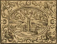 An illustration from Dialogue des devises d'armes et d'amovrs du S. Pavlo Iovio : avec un discours M. Loys Dominique sur le mesme subiet (1561)