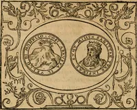 An illustration from Dialogue des devises d'armes et d'amovrs du S. Pavlo Iovio : avec un discours M. Loys Dominique sur le mesme subiet (1561)