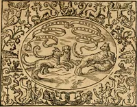 An illustration from Dialogue des devises d'armes et d'amovrs du S. Pavlo Iovio : avec un discours M. Loys Dominique sur le mesme subiet (1561)