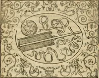 An illustration from Dialogue des devises d'armes et d'amovrs du S. Pavlo Iovio : avec un discours M. Loys Dominique sur le mesme subiet (1561)