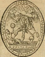 An illustration from Dialogue des devises d'armes et d'amovrs du S. Pavlo Iovio : avec un discours M. Loys Dominique sur le mesme subiet (1561)