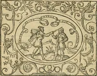 An illustration from Dialogue des devises d'armes et d'amovrs du S. Pavlo Iovio : avec un discours M. Loys Dominique sur le mesme subiet (1561)