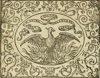An illustration from Dialogue des devises d'armes et d'amovrs du S. Pavlo Iovio : avec un discours M. Loys Dominique sur le mesme subiet (1561)