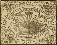 An illustration from Dialogue des devises d'armes et d'amovrs du S. Pavlo Iovio : avec un discours M. Loys Dominique sur le mesme subiet (1561)