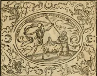An illustration from Dialogue des devises d'armes et d'amovrs du S. Pavlo Iovio : avec un discours M. Loys Dominique sur le mesme subiet (1561)