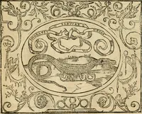 An illustration from Dialogue des devises d'armes et d'amovrs du S. Pavlo Iovio : avec un discours M. Loys Dominique sur le mesme subiet (1561)