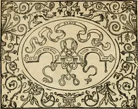 An illustration from Dialogue des devises d'armes et d'amovrs du S. Pavlo Iovio : avec un discours M. Loys Dominique sur le mesme subiet (1561)