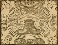 An illustration from Dialogue des devises d'armes et d'amovrs du S. Pavlo Iovio : avec un discours M. Loys Dominique sur le mesme subiet (1561)