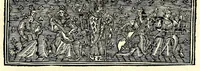 An illustration from Dialogue françois et bourguignon du recit des rejouissances faites à Dijon pour la naissance de Monseigneur duc de Bourgongne (1682)