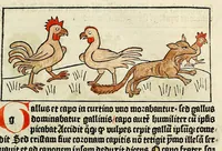 An illustration from Dyalog[us] creaturaru[m] moralizat[us] : omni materie morali iocu[n]do et edificatiuo modo applicabilis