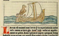 An illustration from Dyalog[us] creaturaru[m] moralizat[us] : omni materie morali iocu[n]do et edificatiuo modo applicabilis