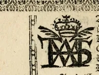 An illustration from Dialogus, oder Gespräch, darinnen führnemlich beschrieben vnnd abgebildet wird, die konigliche EhrenPorta, welche dem durchlauchtigsten, grossmächtigsten Fürsten vnd Herrn, Herrn Matthia dem Andern zu Hungern vnd Böheimben, Dalmatien, Croatien [et]c. Könige ... zu besondern königlichen Ehren anno 1611. den 18. September zu Bresslaw auffgerichtet worden (1611)