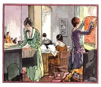An illustration from Diamond Dyes - Color Craft 1927 (1927)
