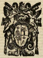 An illustration from Diario delle funzioni fatte dentro e fuori del conclaue, auanti e doppo la creazione del sommo pontefice Alessandro settimo (1655)