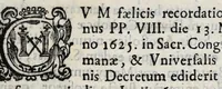An illustration from Diario sacro e guida perpetua per visitare le chiese della città di Firenze, e suoi sobborghi in tutt' i giorni dell' anno, e per sapere le feste, che vi si celebrano, l' indulgenze perpetue che vi s' accquistano, e gl' esercizj di devozione, e pietà che vi si fanno : con una notizia de' corpi, e reliquie di santi, che in esse chiese si conservano, ed un catalogo de SS. e BB. che in essa città fiorirono, ed altre particolarità (1700)