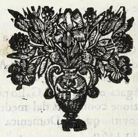 An illustration from Diario sacro e guida perpetua per visitare le chiese della città di Firenze, e suoi sobborghi in tutt' i giorni dell' anno, e per sapere le feste, che vi si celebrano, l' indulgenze perpetue che vi s' accquistano, e gl' esercizj di devozione, e pietà che vi si fanno : con una notizia de' corpi, e reliquie di santi, che in esse chiese si conservano, ed un catalogo de SS. e BB. che in essa città fiorirono, ed altre particolarità (1700)