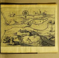 An illustration from Diarium vel descriptio laboriosissimi, & molestissimi itineris, (1619)