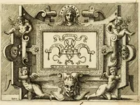 An illustration from Di Battista Pittoni pittore vicentino Imprese di diversi prencipi, dvchi, signori, e d'altri personaggi et hvomini letterati et illvstri : con alcune stanze del Dolce che dichiarano i motti di esse imprese (1562)