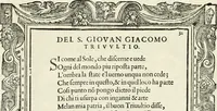An illustration from Di Battista Pittoni pittore vicentino Imprese di diversi prencipi, dvchi, signori, e d'altri personaggi et hvomini letterati et illvstri : con alcune stanze del Dolce che dichiarano i motti di esse imprese (1562)