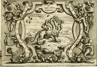 An illustration from Di Battista Pittoni pittore vicentino Imprese di diversi prencipi, dvchi, signori, e d'altri personaggi et hvomini letterati et illvstri : con alcune stanze del Dolce che dichiarano i motti di esse imprese (1562)
