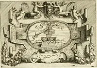 An illustration from Di Battista Pittoni pittore vicentino Imprese di diversi prencipi, dvchi, signori, e d'altri personaggi et hvomini letterati et illvstri : con alcune stanze del Dolce che dichiarano i motti di esse imprese (1562)