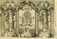An illustration from Di Battista Pittoni pittore vicentino Imprese di diversi prencipi, dvchi, signori, e d'altri personaggi et hvomini letterati et illvstri : con alcune stanze del Dolce che dichiarano i motti di esse imprese (1562)