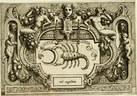 An illustration from Di Battista Pittoni pittore vicentino Imprese di diversi prencipi, dvchi, signori, e d'altri personaggi et hvomini letterati et illvstri : con alcune stanze del Dolce che dichiarano i motti di esse imprese (1562)
