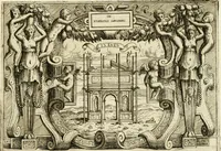 An illustration from Di Battista Pittoni pittore vicentino Imprese di diversi prencipi, dvchi, signori, e d'altri personaggi et hvomini letterati et illvstri : con alcune stanze del Dolce che dichiarano i motti di esse imprese (1562)