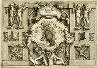 An illustration from Di Battista Pittoni pittore vicentino Imprese di diversi prencipi, dvchi, signori, e d'altri personaggi et hvomini letterati et illvstri : con alcune stanze del Dolce che dichiarano i motti di esse imprese (1562)