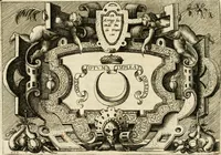 An illustration from Di Battista Pittoni pittore vicentino Imprese di diversi prencipi, dvchi, signori, e d'altri personaggi et hvomini letterati et illvstri : con alcune stanze del Dolce che dichiarano i motti di esse imprese (1562)