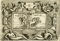An illustration from Di Battista Pittoni pittore vicentino Imprese di diversi prencipi, dvchi, signori, e d'altri personaggi et hvomini letterati et illvstri : con alcune stanze del Dolce che dichiarano i motti di esse imprese (1562)