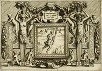 An illustration from Di Battista Pittoni pittore vicentino Imprese di diversi prencipi, dvchi, signori, e d'altri personaggi et hvomini letterati et illvstri : con alcune stanze del Dolce che dichiarano i motti di esse imprese (1562)