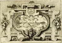 An illustration from Di Battista Pittoni pittore vicentino Imprese di diversi prencipi, dvchi, signori, e d'altri personaggi et hvomini letterati et illvstri : con alcune stanze del Dolce che dichiarano i motti di esse imprese (1562)