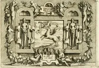 An illustration from Di Battista Pittoni pittore vicentino Imprese di diversi prencipi, dvchi, signori, e d'altri personaggi et hvomini letterati et illvstri : con alcune stanze del Dolce che dichiarano i motti di esse imprese (1562)