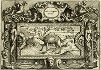 An illustration from Di Battista Pittoni pittore vicentino Imprese di diversi prencipi, dvchi, signori, e d'altri personaggi et hvomini letterati et illvstri : con alcune stanze del Dolce che dichiarano i motti di esse imprese (1562)