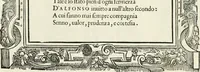 An illustration from Di Battista Pittoni pittore vicentino Imprese di diversi prencipi, dvchi, signori, e d'altri personaggi et hvomini letterati et illvstri : con alcune stanze del Dolce che dichiarano i motti di esse imprese (1562)