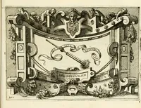 An illustration from Di Battista Pittoni pittore vicentino Imprese di diversi prencipi, dvchi, signori, e d'altri personaggi et hvomini letterati et illvstri : con alcune stanze del Dolce che dichiarano i motti di esse imprese (1562)