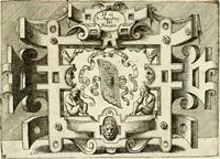 An illustration from Di Battista Pittoni pittore vicentino Imprese di diversi prencipi, dvchi, signori, e d'altri personaggi et hvomini letterati et illvstri : con alcune stanze del Dolce che dichiarano i motti di esse imprese (1562)