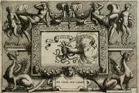 An illustration from Di Battista Pittoni pittore vicentino Imprese di diuersi prencipi, duchi, signori, e d’altri personaggi et huomini letterati et illustri : con alcune stanze del Dolce che dichiarano i motti di esse imprese. (1562)