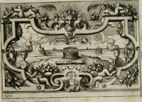 An illustration from Di Battista Pittoni pittore vicentino Imprese di diuersi prencipi, duchi, signori, e d’altri personaggi et huomini letterati et illustri : con alcune stanze del Dolce che dichiarano i motti di esse imprese. (1562)