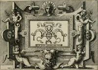 An illustration from Di Battista Pittoni pittore vicentino Imprese di diuersi prencipi, duchi, signori, e d’altri personaggi et huomini letterati et illustri : con alcune stanze del Dolce che dichiarano i motti di esse imprese. (1562)